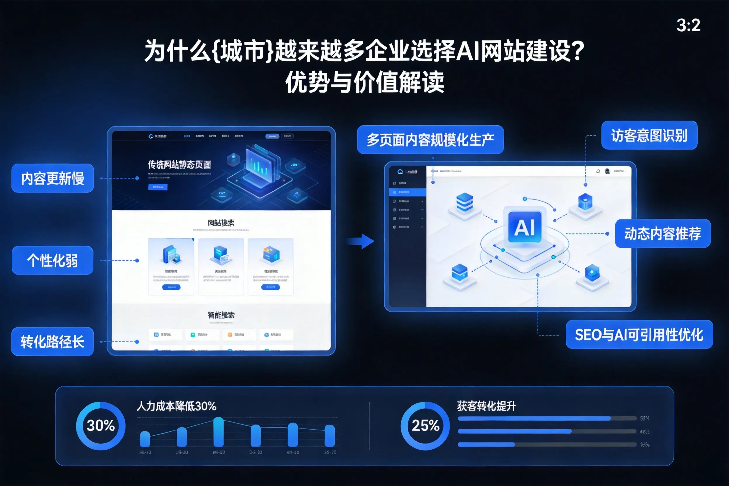 为什么乌鲁木齐越来越多企业选择AI网站建设?优势与价值解读
