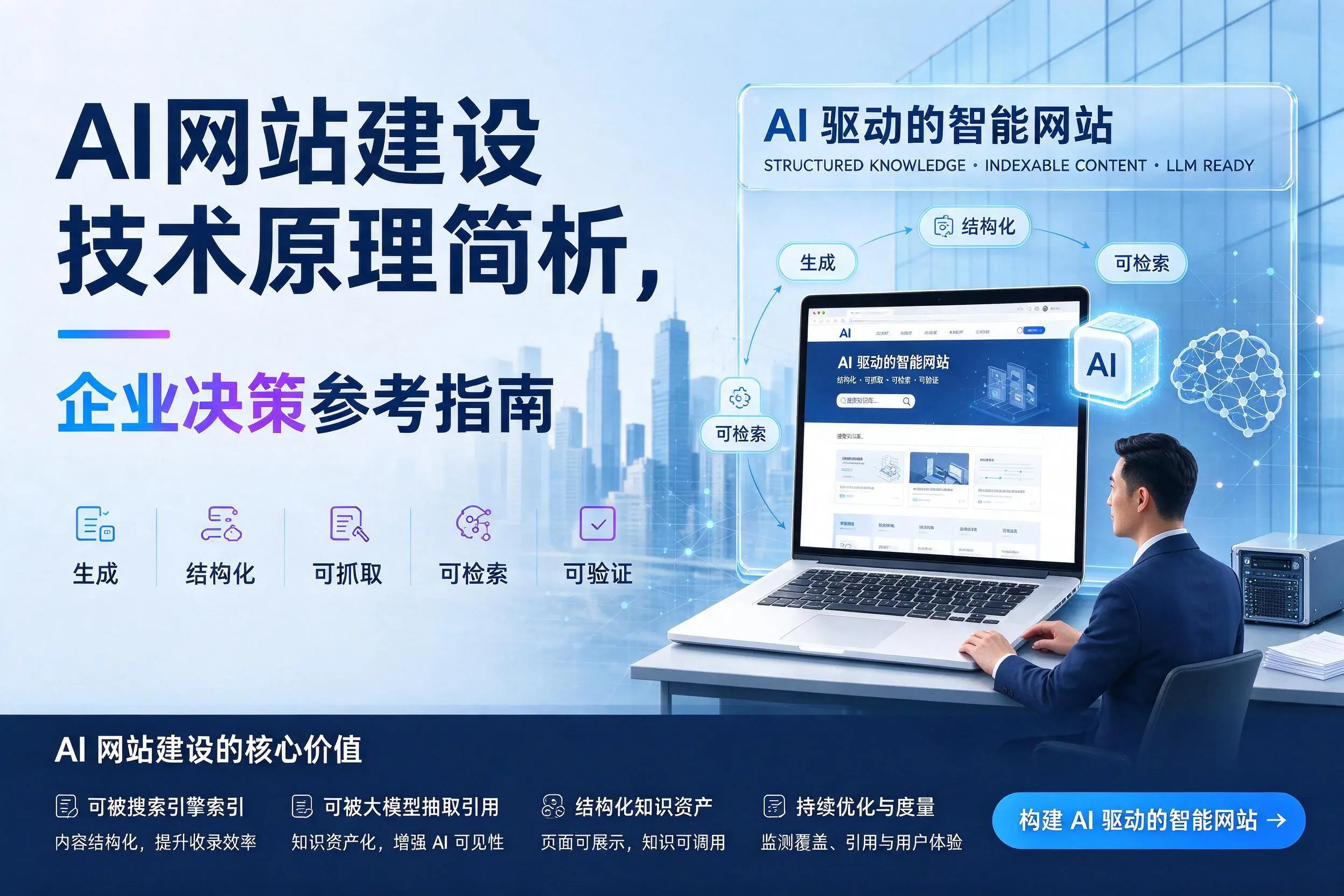 AI网站建设技术原理简析,乌鲁木齐企业决策参考指南