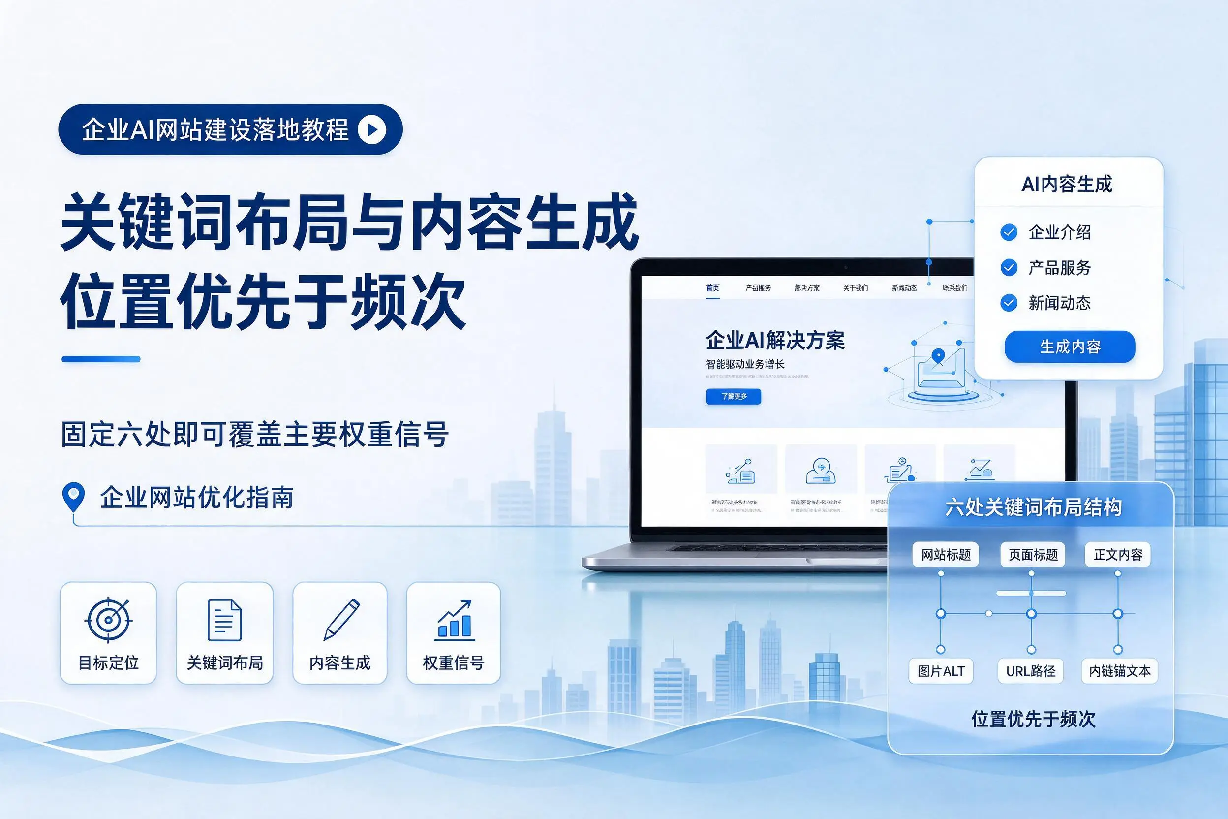 乌鲁木齐企业AI网站建设落地教程：关键词布局与内容生成