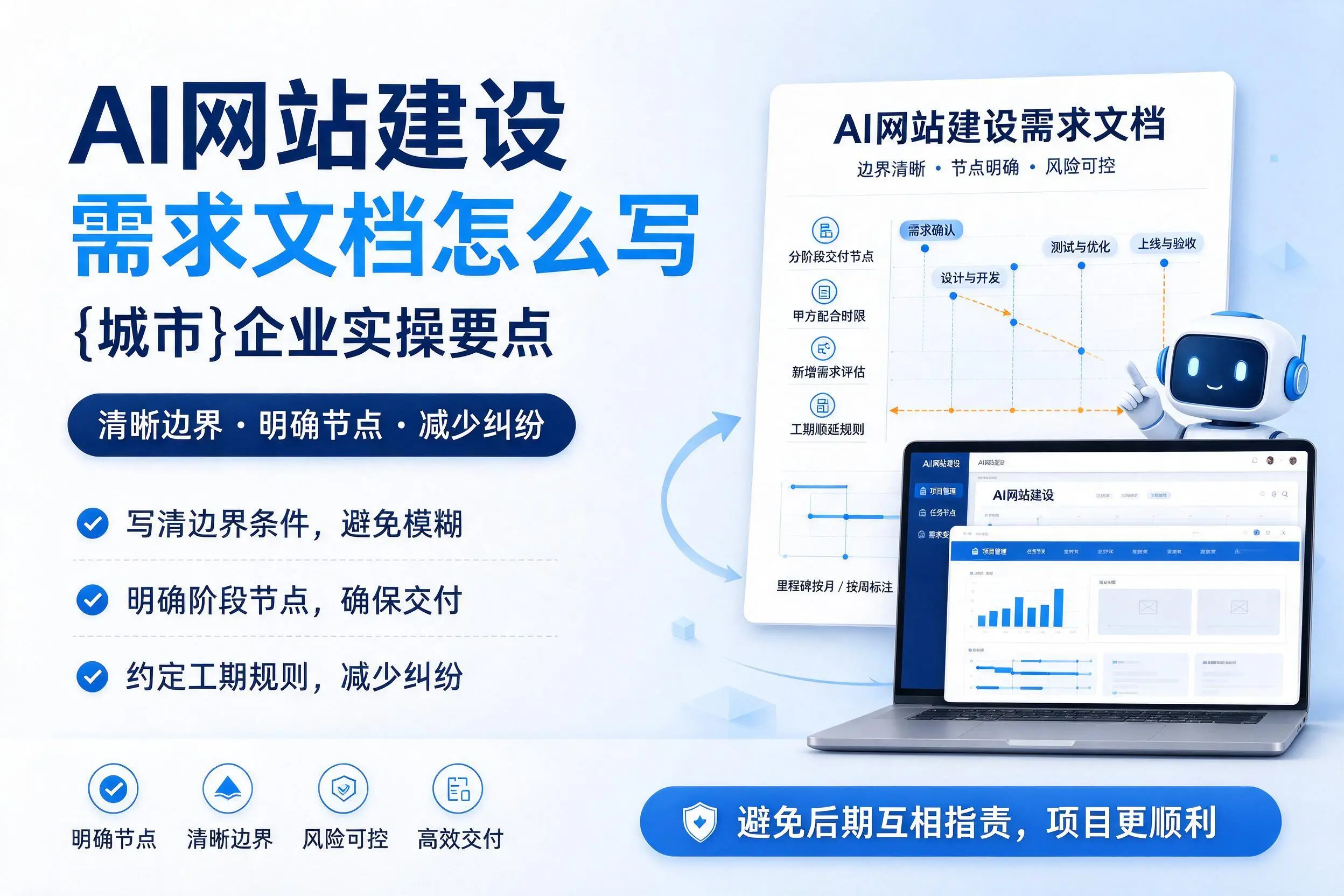 AI网站建设需求文档怎么写,乌鲁木齐企业实操要点