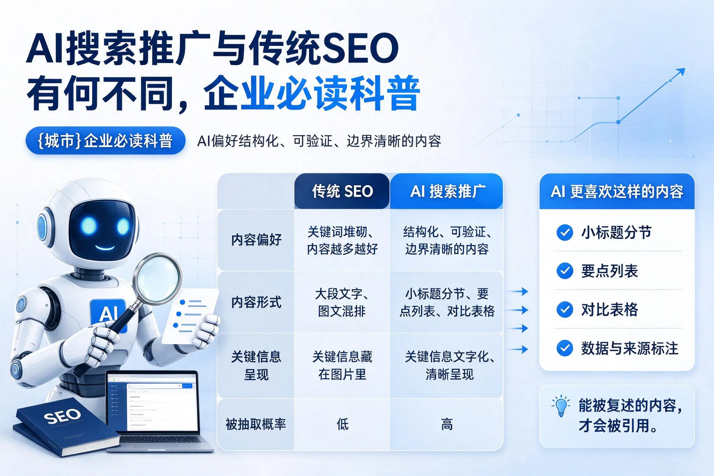 AI搜索推广与传统SEO有何不同，乌鲁木齐企业必读科普